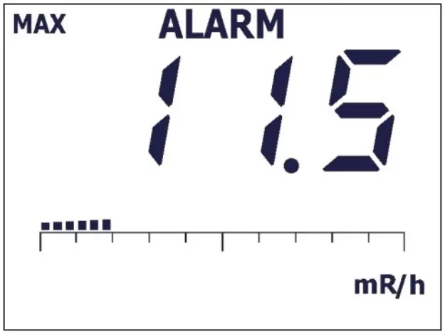 LUDLUM Model 3005 Digital Survey Meter with Internal Detector - FIGURE 11