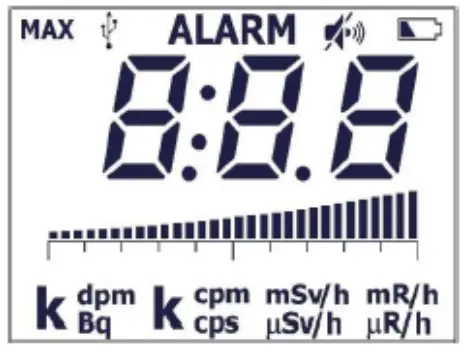 LUDLUM Model 3005 Digital Survey Meter with Internal Detector - FIGURE 3