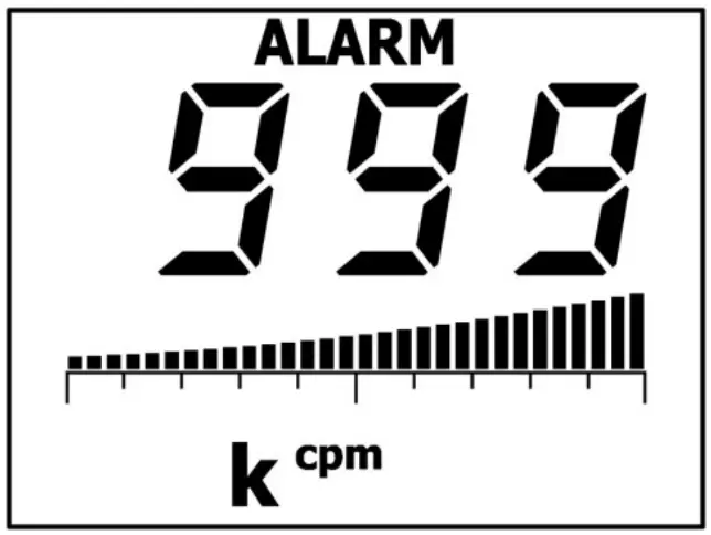 LUDLUM Model 3005 Digital Survey Meter with Internal Detector - FIGURE 8