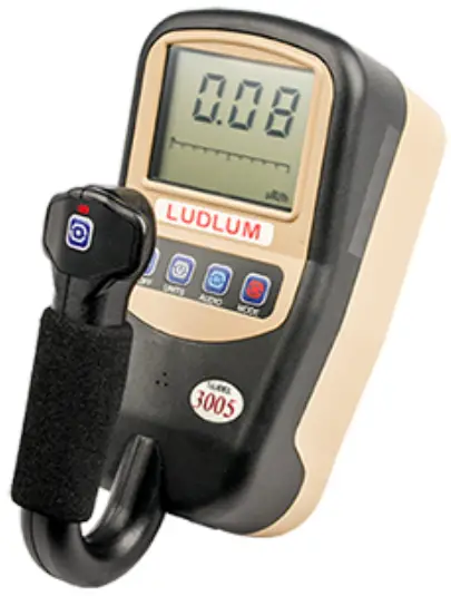 LUDLUM Model 3005 Digital Survey Meter with Internal Detector