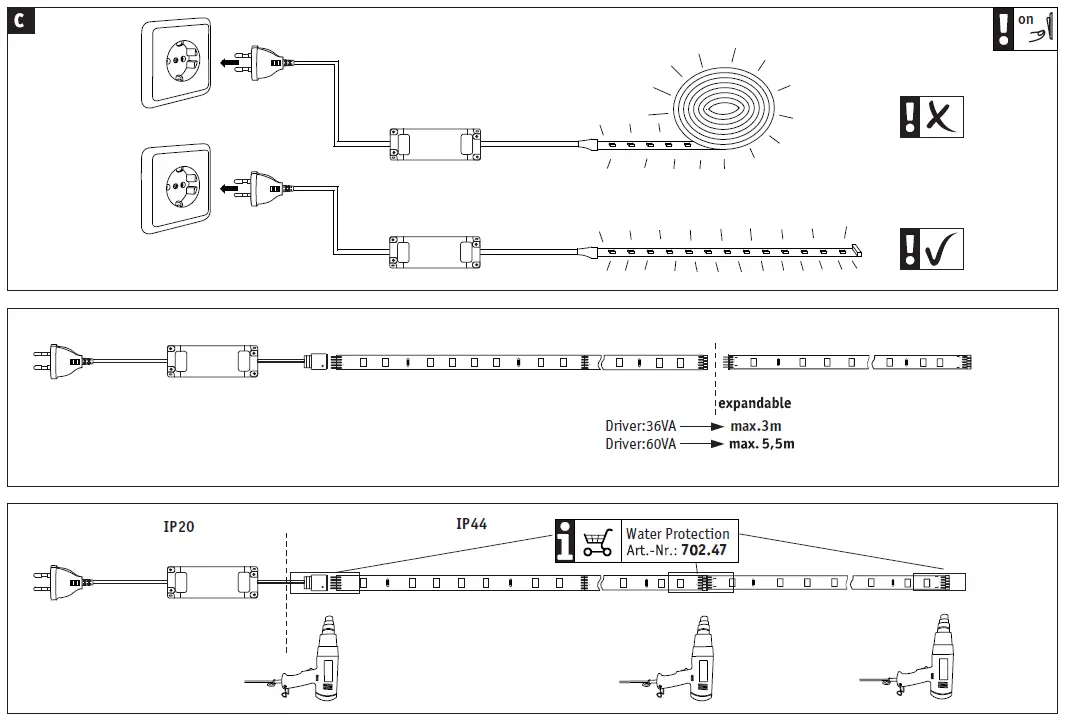 Paulmann-706.69-706.70 -1000-LED-Strip-Warm-Instruction-Manual-fig-4