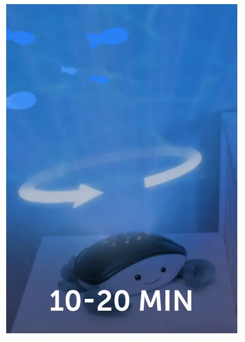 ZAZU Ocean Projector with 3 Steps Sleep Program 3