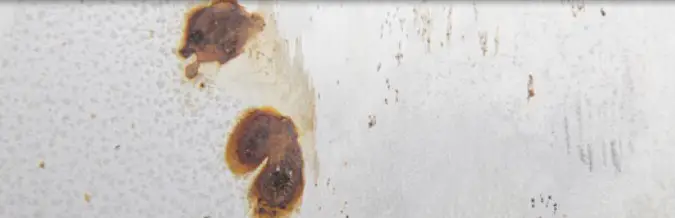 John BOOS EFT8-3018 Stainless Steel Filler Table - REMOVING SURFACE CORROSION