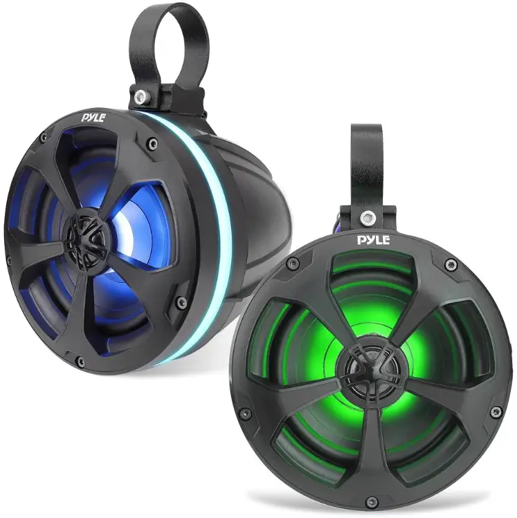 PYLE PLUTV55BTR 5.25 Inch Waterproof Rated Off Road Wireless BT Speakers