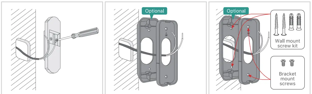 XTU J5 Wiring Video Doorbell Camera fig 5