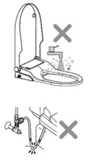 Dusch Pro+ BERNSTEIN Shower Toilet - a leak.