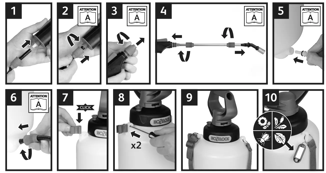 HOZELOCK 5505 Viton Pressure Sprayer - Sing