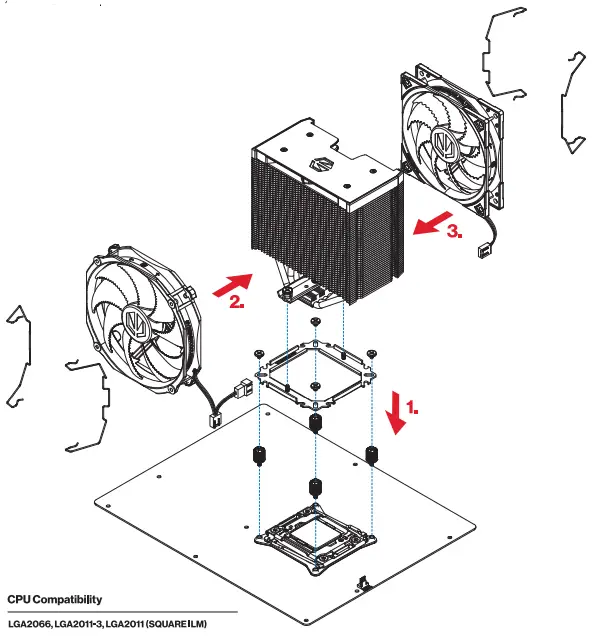 ENDORFY EY3A009 Fortis 5 Dual Fan CPU Cooler-FIG8