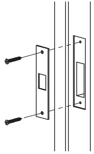 EMTEK Pocket Door Mortise Lock - Figure 6