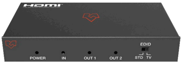 VigilLink VLSP 12H20 1x2 HDMI 2.0 Splitter 18Gbps -