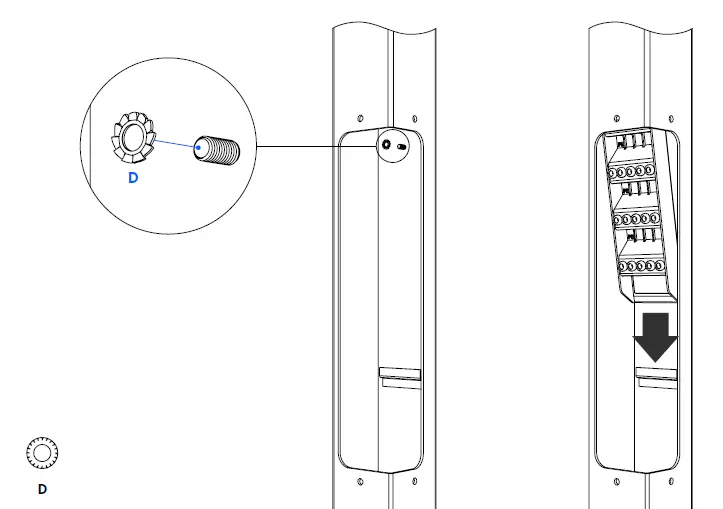 easee BPR4W001 Base Charging Pedestal PR 4-Way 10