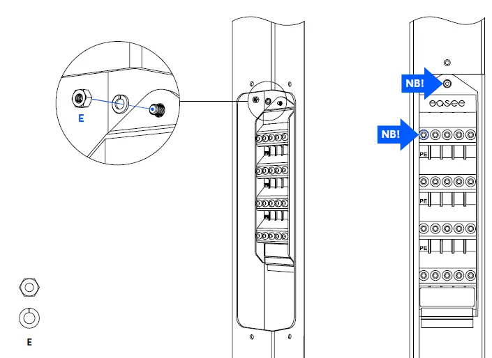 easee BPR4W001 Base Charging Pedestal PR 4-Way 11