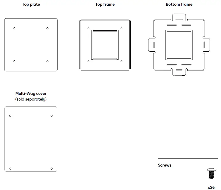 easee BPR4W001 Base Charging Pedestal PR 4-Way 2