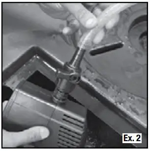Aquascape 78240 Scalloped Urns Instructions - Connect the pipe to the water pump