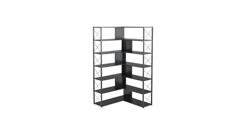 Byblight Hoga-jw0242 Eulas 40.5 Inch W Rustic Brown 5-shelf L-shaped Corner Bookcase Instruction Manual Byblight Hoga-jw0242 Eulas 40.5 Inch W Rustic Brown 5-shelf L-shaped Corner Bookcase Instruction Manual