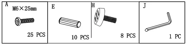 BYBLIGHT HOGA JW0242 Eulas 40 5 Inch W Rustic Brown 5 Shelf L shaped Corner Bookcase - Product Overview 13