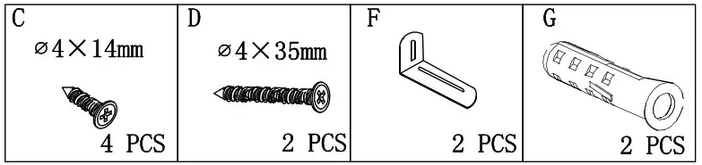BYBLIGHT HOGA JW0242 Eulas 40 5 Inch W Rustic Brown 5 Shelf L shaped Corner Bookcase - Product Overview 15