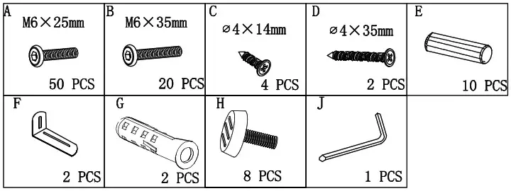 BYBLIGHT HOGA JW0242 Eulas 40 5 Inch W Rustic Brown 5 Shelf L shaped Corner Bookcase - Product Overview 2