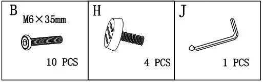BYBLIGHT HOGA JW0242 Eulas 40 5 Inch W Rustic Brown 5 Shelf L shaped Corner Bookcase - Product Overview 4