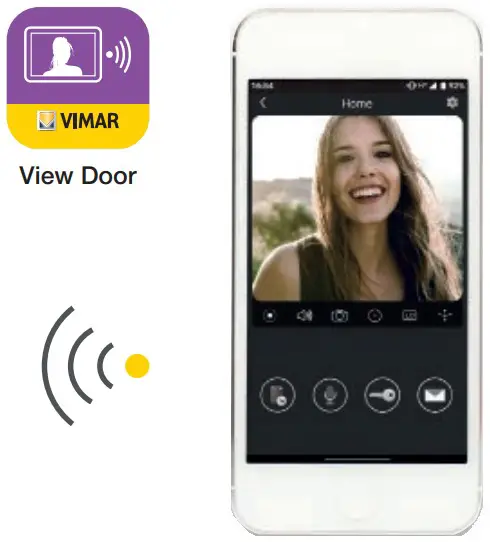 VIMAR ELVOX Door Entry WiFi Video Doorbell - FIGURE 2