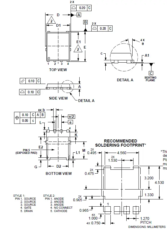 NTMFS5C430N Power MOSFET 5