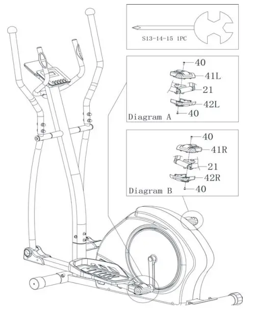 kogan FSAEXT360AA Fortis Electric Magnetic Elliptical Cross Trainer - Fig 9