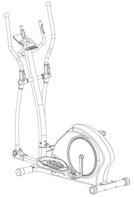 kogan FSAEXT360AA Fortis Electric Magnetic Elliptical Cross Trainer