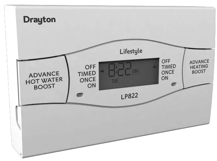 Drayton LP822 Universal Dual Channel Programmer