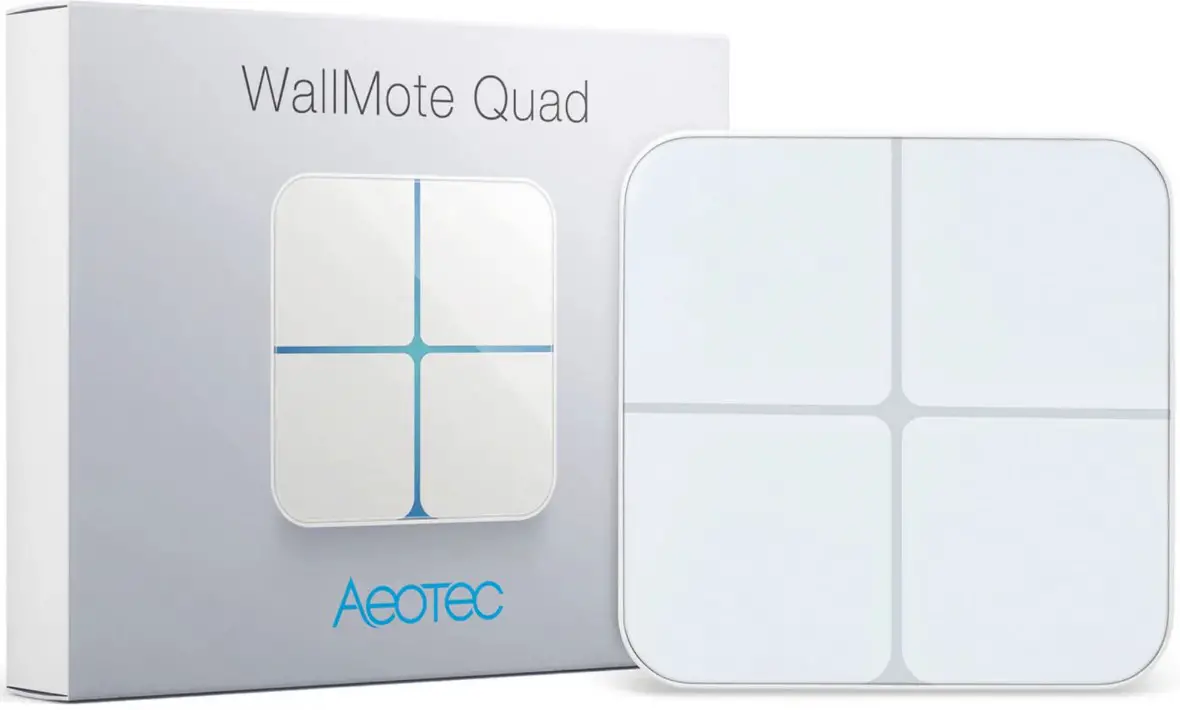 AeoTec WallMote Quad Remote with 4 Buttons