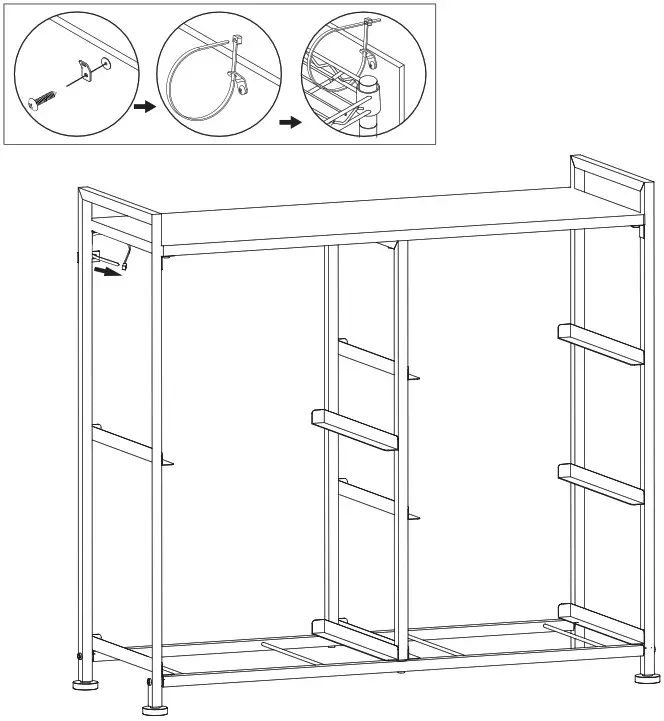 amazonbasics B07SFZLWHC Fabric 5 Drawer Storage Organizer Unit - Figure 6