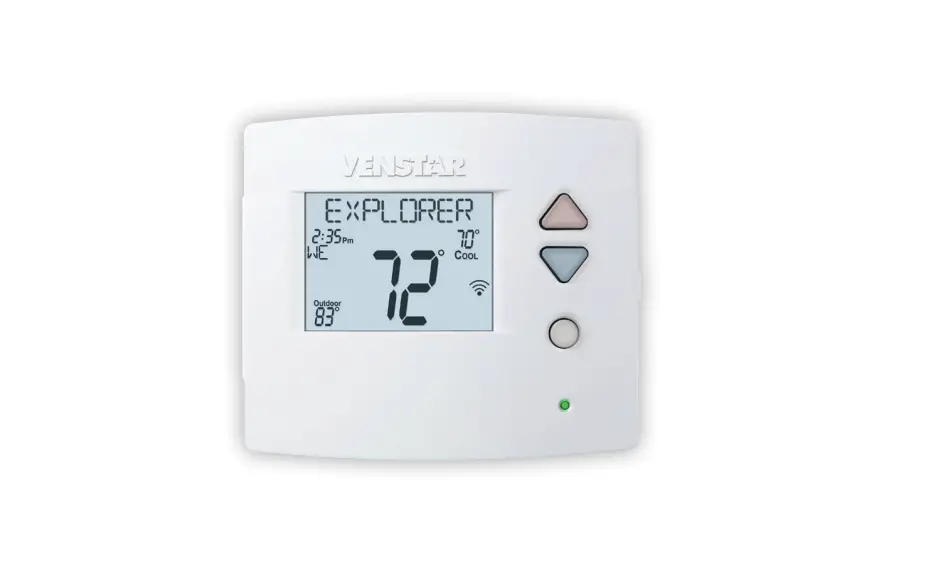 Venstar T4900 Digital Thermostat Quick Setup Guide