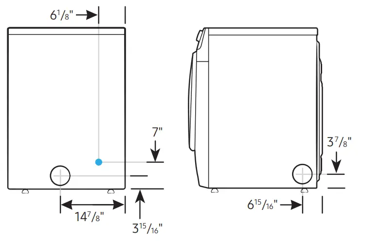 SAMSUNG DVE45B6300P 7 5 cu ft Smart Electric Dryer with Steam Sanitize - fig2