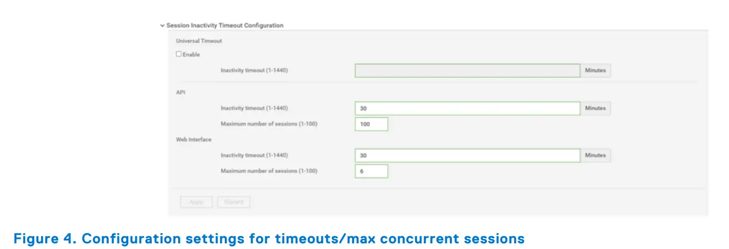 Login security settings