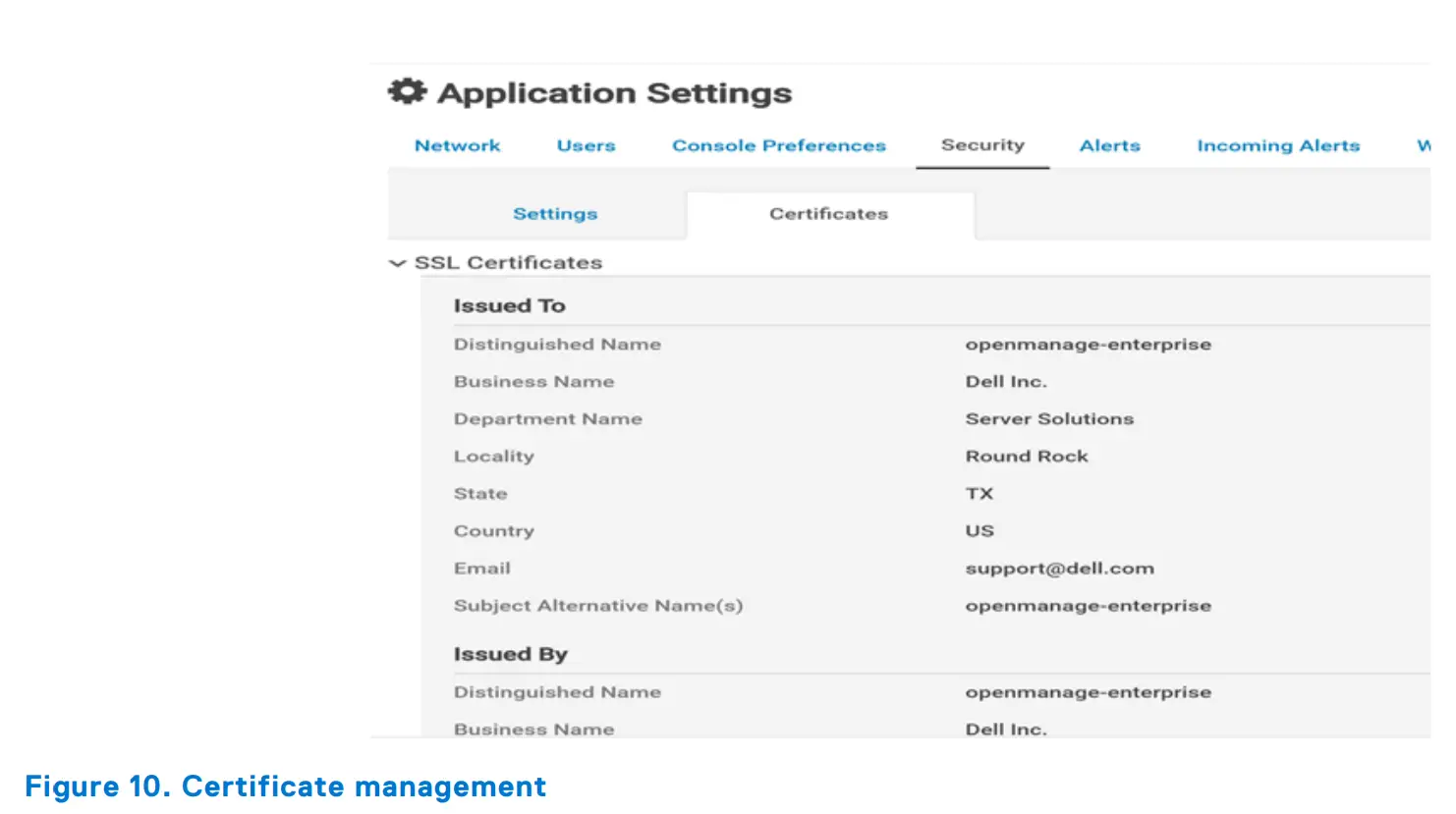 Certificate management