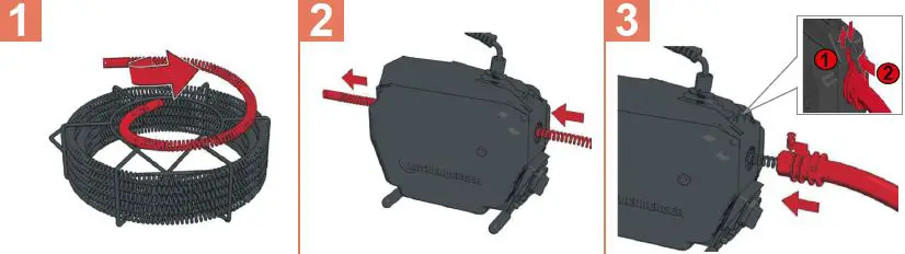 ROTHENBERGER R 550 Pipe Cleaning Machine FIG 2