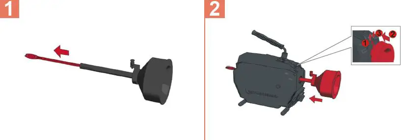 ROTHENBERGER R 550 Pipe Cleaning Machine FIG 3