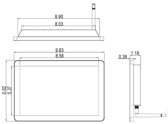 GVISION-PE10ZJ-OS-45P0D-Android-Touch-Screen-Monitor-fig-2