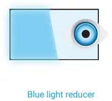 Blue light reducer