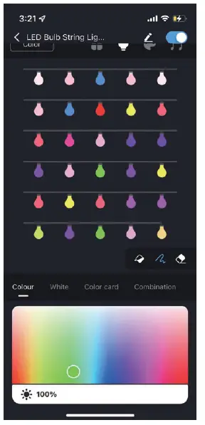 ASAHOM S1025 LED Bulb String Lights 6