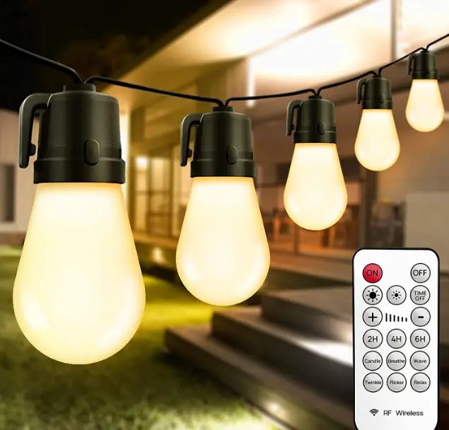 ASAHOM S1025 LED Bulb String Lights