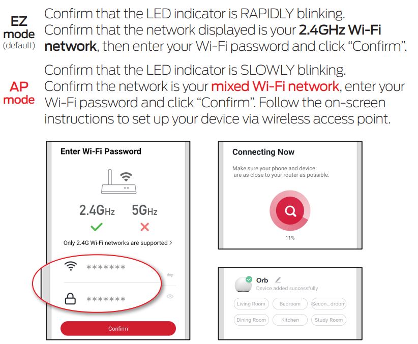 MONSTER MLB7-1036-RGB ORB Portable LED Light User Guide - Wi-Fi password