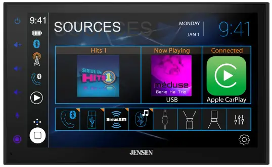 JENSEN Multimedia Receiver CAR689-