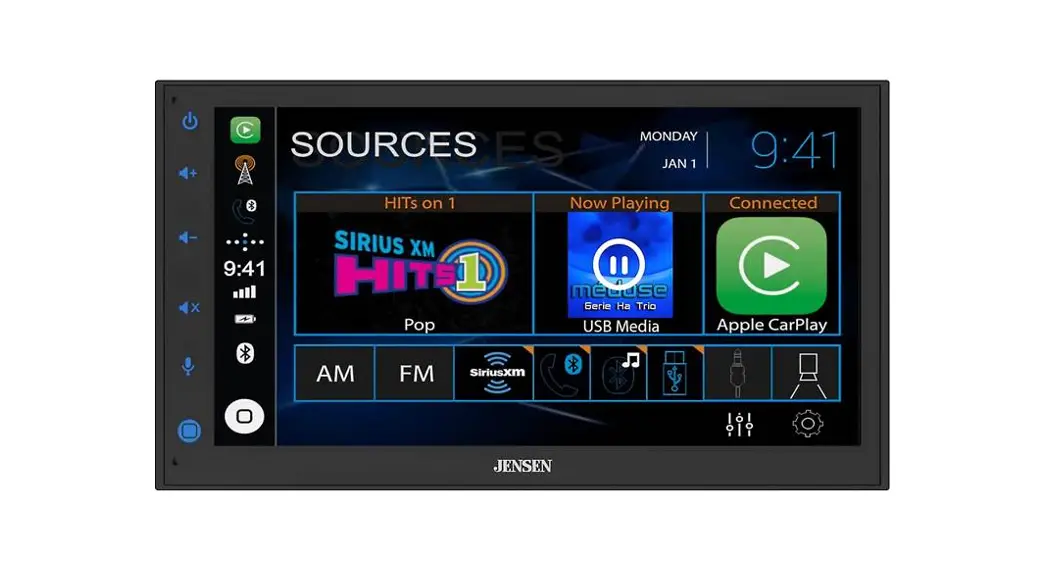 Jensen Multimedia Receiver Car689 User Guide Jensen Multimedia Receiver Car689 User Guide