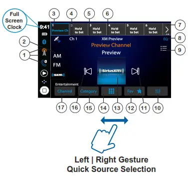 JENSEN Multimedia Receiver CAR689-Operation2