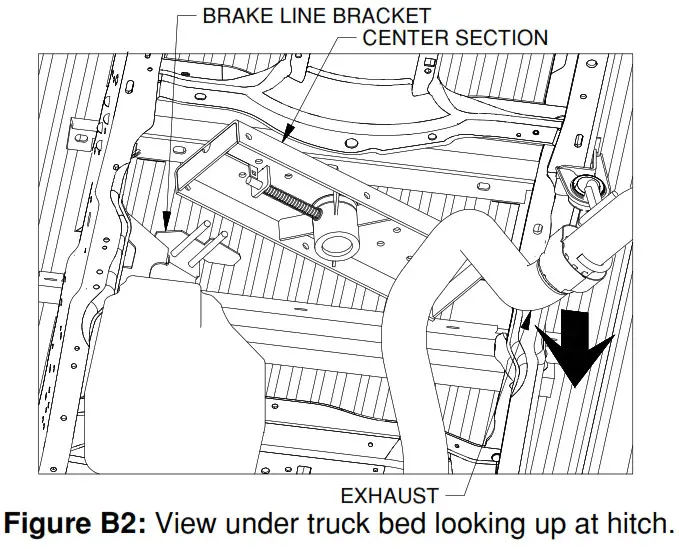B W 1111 Turnoverball Gooseneck Hitch - ttach the cross members to the center