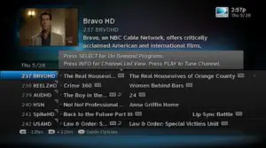DIRECTV 72 hour rewind feature