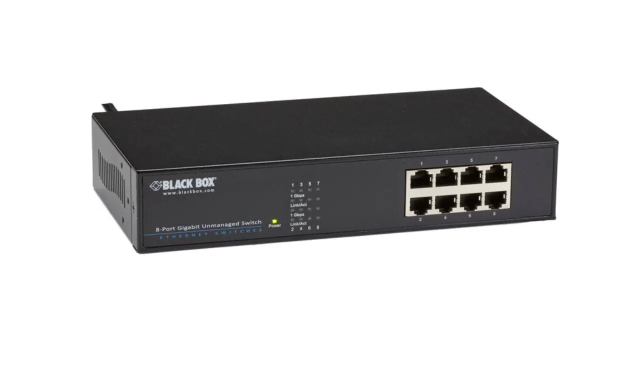 Black Box Lgb408a-r2 8-port Gigabit Unmanaged Switch User Manual Black Box Lgb408a-r2 8-port Gigabit Unmanaged Switch User Manual