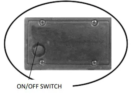 Coopers OF STORTFORD H306 Elephant Solar Light Instruction Manual - ON OFF SWITCH