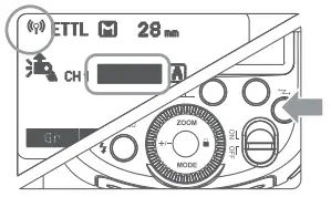 Godox TT685IIC Flash for Canon Cameras -transmission unit setting 1