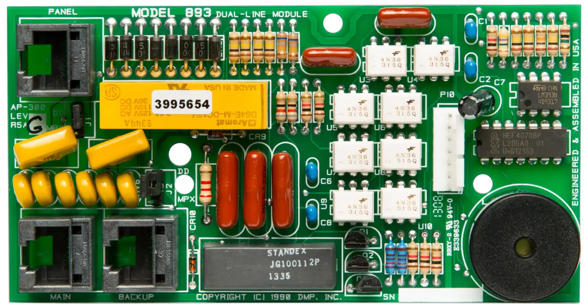 Dmp 893a Dual Phone Line Module Installation Guide